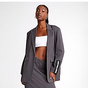 NWT Anthracite Oversized Soft Twill Blazer